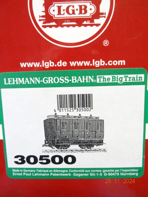 LGB Spur G 30500 Abteilwagen 3.Kl. Top in OVP LE7492 – Bild 5