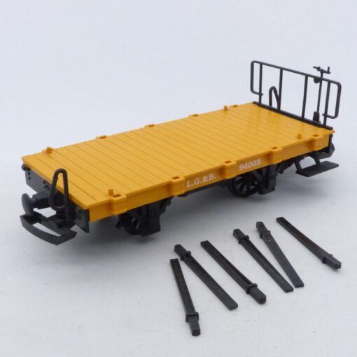 LGB Spur G 94003 Rungenwagen 2-achsig orange siehe Bilder o. EX4693