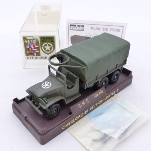 Solido 1:50 G.M.C. Tourelle Overlord 89 Pritschen-LKW Militär in OVP EX4647