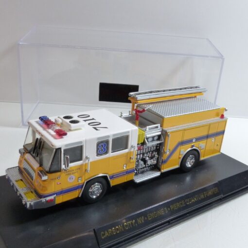 Code3 1:64 Carson City, NV # 3 Pierce Quantum Pumper (13045), in PC-Box EB5354