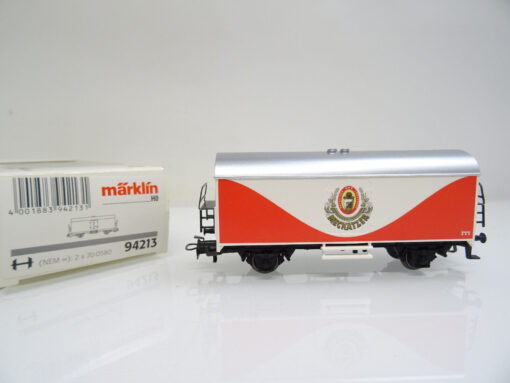 Märklin H0 94213 AC Bierwagen Meckatzer in OVP F59