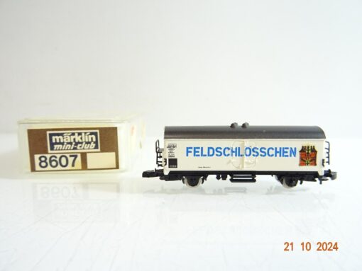 Märklin Mini Club Z 8607 Kühlwagen Feldschlösschen in OVP PR3410