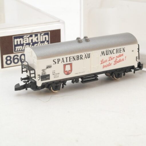 Märklin Z mini Club 8602 Kühlwagen Spatenbräu München in OVP RG7029 – Bild 3