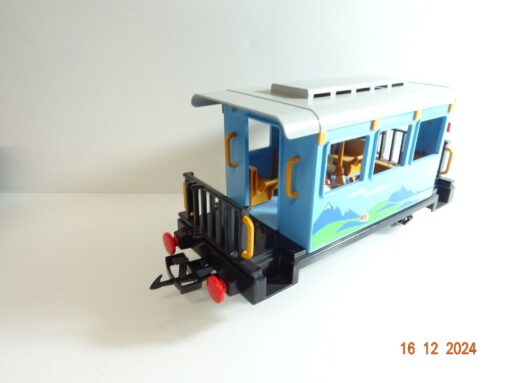 Playmobil Spur G 4005 Dampflok mit 2 Personenwagen siehe Foto in OVP CK4915 – Bild 12