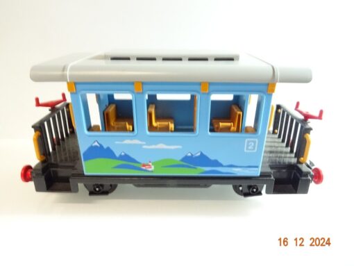 Playmobil Spur G 4005 Dampflok mit 2 Personenwagen siehe Foto in OVP CK4915 – Bild 7