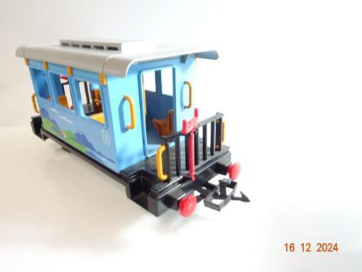 Playmobil Spur G 4005 Dampflok mit 2 Personenwagen siehe Foto in OVP CK4915 – Bild 9