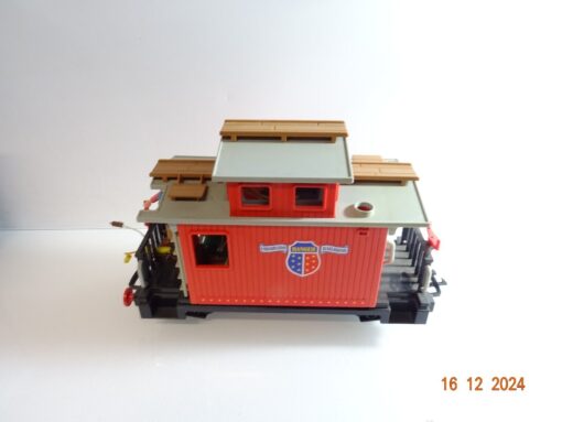 Playmobil Spur G 4123 Western Railroad Caboose Güterzugbegleitwagen OVP CK4909 – Bild 3