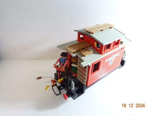 Playmobil Spur G 4123 Western Railroad Caboose Güterzugbegleitwagen OVP CK4909 – Bild 4