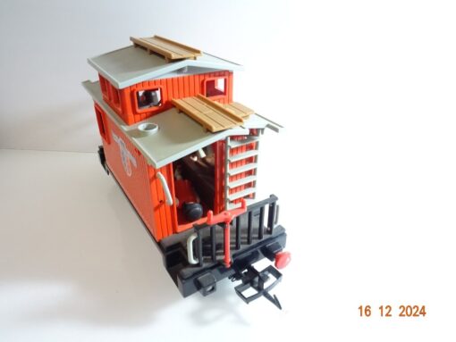 Playmobil Spur G 4123 Western Railroad Caboose Güterzugbegleitwagen OVP CK4909 – Bild 5