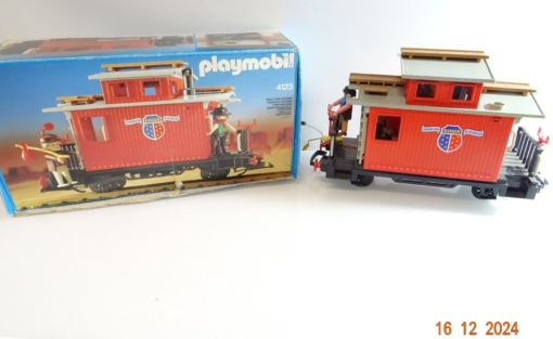 Playmobil Spur G 4123 Western Railroad Caboose Güterzugbegleitwagen OVP CK4909