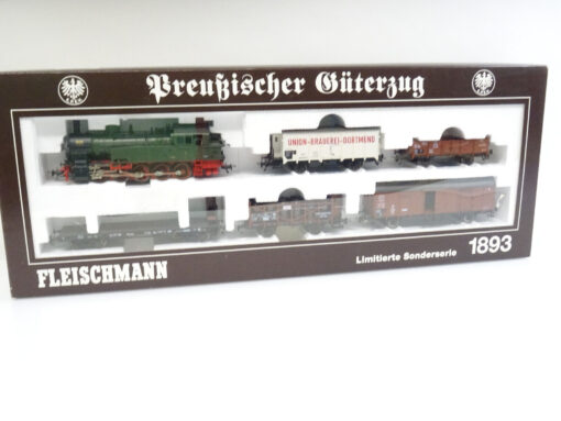 Fleischmann H0 1893 AC Preußischer Güterzug 6tlg. der K.P.E.V. in OVP LC9089