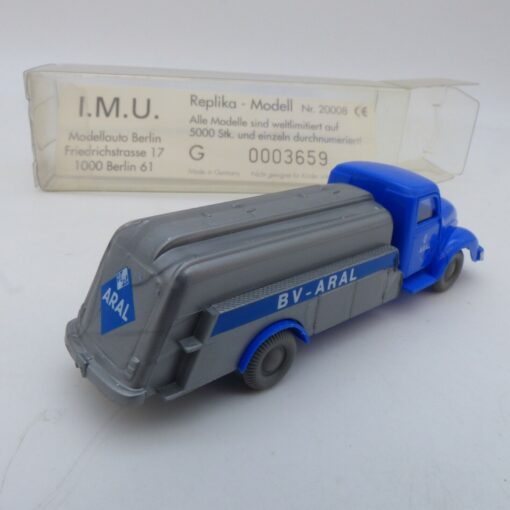 I.M.U. / IMU 1:87 Nr.: 20008 Magirus Tankwagen BV-ARAL, in OVP EA7397 – Bild 3