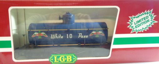 LGB Spur G 4071 White Pass Caboose mit Figur in OVP C1190