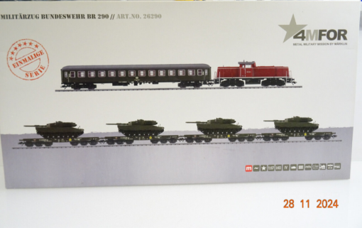 Märklin 4MFOR H0 26290 Wagen-Set Militärzug Bundeswehr MfX Digital in OVP LE7635 – Bild 3