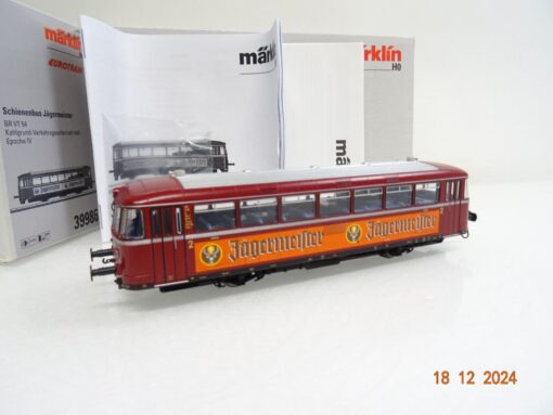 Märklin H0 39986 Schienenbus VT 54 Jägermeister Mfx Sound SoftDrive OVP LE8015