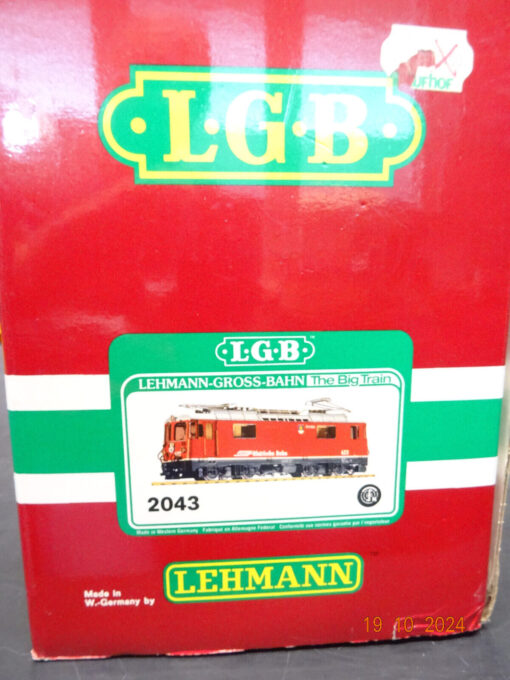 LGB Spur G 2043 Schweiz E-Lok Ge 4/4 II Arosa der RHB E-Pantos in OVP LE6570 – Bild 8