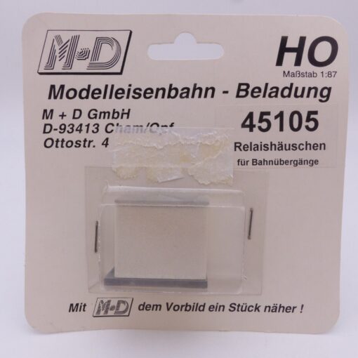 M+D H0 1:87 45105 Modelleisenbahn-Beladung Relaishäuschen in OVP EX4545