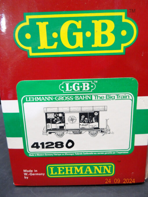 LGB Spur G 4128 Gedeckter Güterwagen Graines Montreux in OVP LE6092 – Bild 5