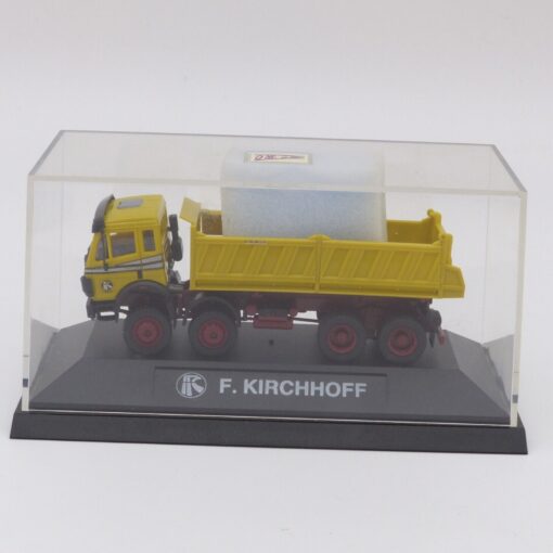 MEMO 1:87 Mercedes SK 4-Achs Dreiseitenkipper F. Kirchhoff in PC Box EX4533 – Bild 4