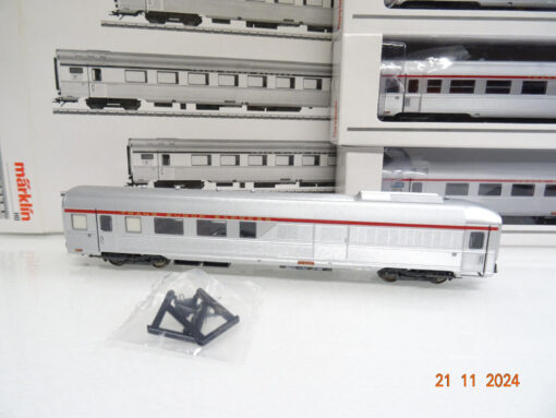 Märklin H0 41870 Frankreich Wagen-Set 4tlg. INOX PBA TEE in OVP LE7438 – Bild 3