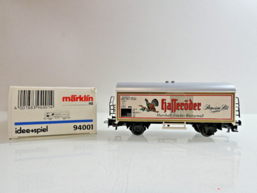 Märklin H0 94001 Güterwagen Kühlwagen Hasseröder Pils in OVP C551