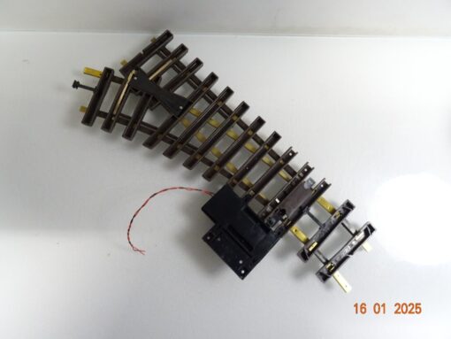 LGB Spur G 1200 Elektrische Weiche rechts 1204 Antrieb 30° siehe Foto CK5311 o. – Bild 3