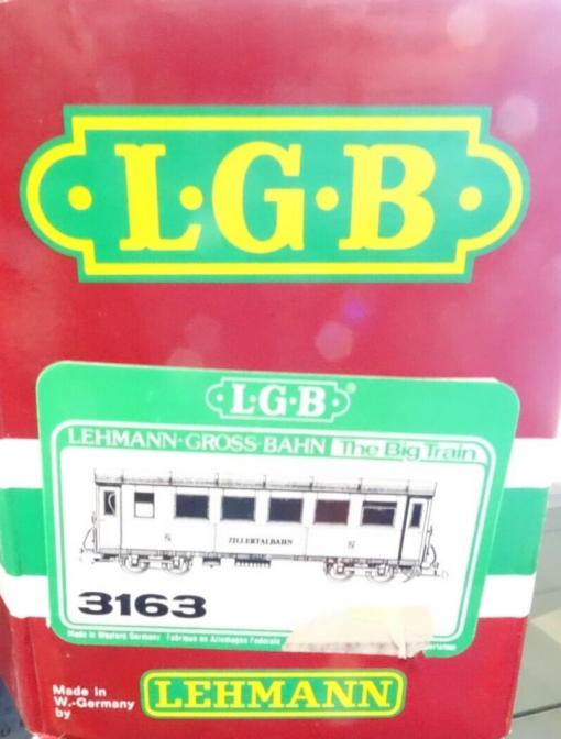 LGB Spur G 3163 Personenwagen 2. Klasse Zillertalbahn, siehe Foto in OVP CK4930 – Bild 7