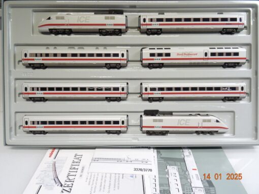 Märklin H0 3700 Triebwagenzug 8tlg. ICE-Amtrak Tour `93 Digital in OVP LE8246