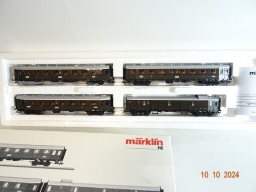 Märklin H0 42229 Reiszugwagen-Set HAPAG-Sonderzug der DR in OVP PR3149 – Bild 3