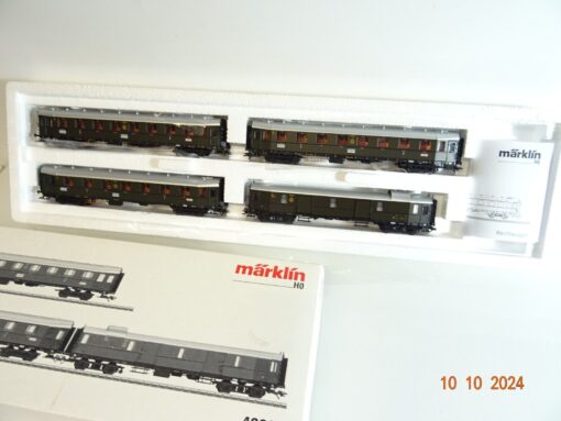 Märklin H0 42229 Reiszugwagen-Set HAPAG-Sonderzug der DR in OVP PR3149