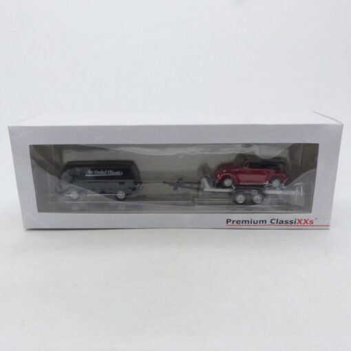 PremiumClassiXXs 1:43 11408 VW T3 Kasten mit Anhänger und Käfer in OVP EX4701 – Bild 5