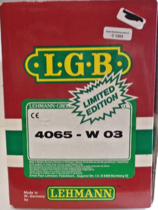 LGB Spur G 4065-W03 US Güterzug-Begleitwagen White Pass Caboose OVP C1203 – Bild 3