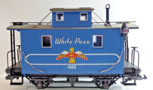 LGB Spur G 4065-W03 US Güterzug-Begleitwagen White Pass Caboose OVP C1203 – Bild 4