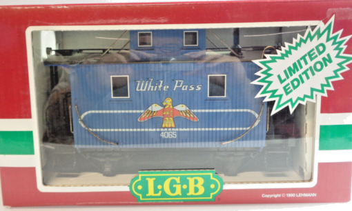 LGB Spur G 4065-W03 US Güterzug-Begleitwagen White Pass Caboose OVP C1203