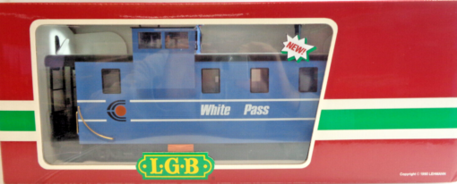 LGB Spur G 4071 White Pass Caboose mit Figur in OVP C1189