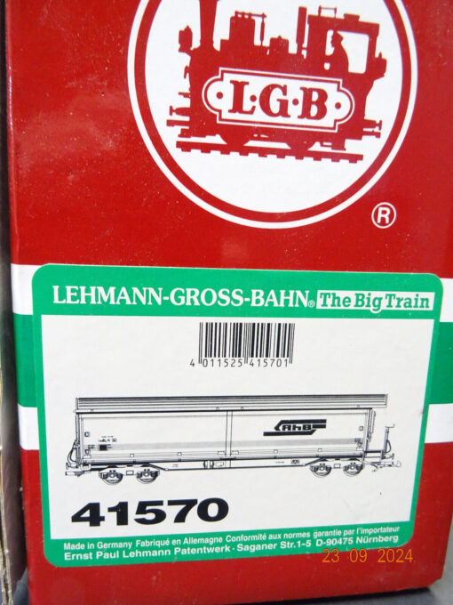 LGB Spur G 41570 Schweiz Schiebewandwagen der RhB in OVP LE6076 – Bild 6