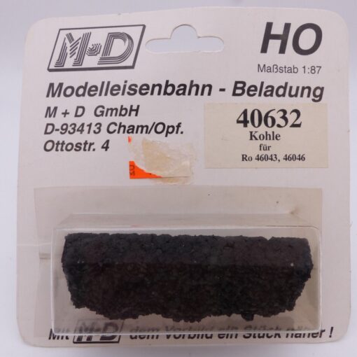 M+D H0 1:87 40632 Modelleisenbahn-Beladung Kohle in OVP EX4540