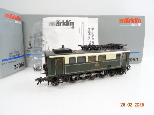 Märklin H0 37060 E-Lok EP 3/6 der K.Bay.Sts.B. Digital in OVP LE9002