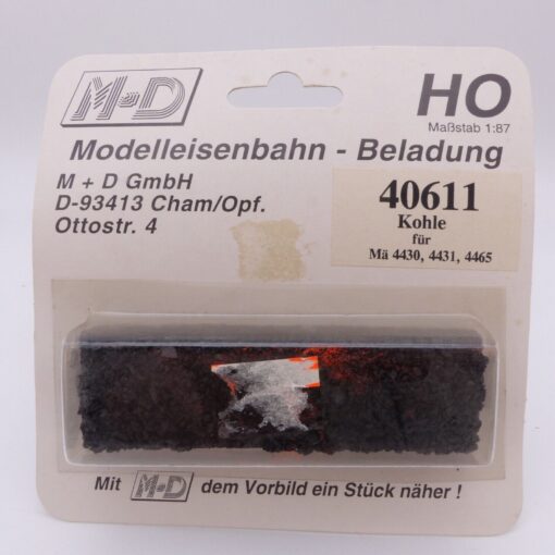 M+D H0 1:87 40611 Modelleisenbahn-Beladung Kohle in OVP EX4569