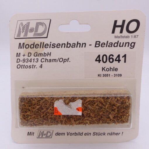 M+D H0 1:87 40641 Modelleisenbahn-Beladung Kohle in OVP EX4556