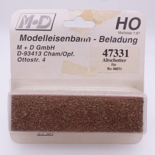 M+D H0 1:87 47331 Modelleisenbahn-Beladung Altschotter in OVP EX4544