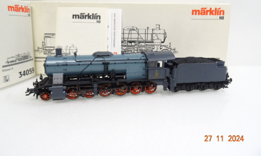 Märklin H0 34059 Dampflok Klasse K 1801 der K.W.St.E. Delta in OVP LE7571