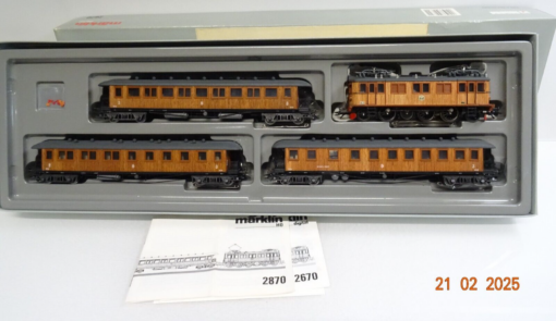 Märklin H0 2670 Schweden Personenzug 4tlg. der SJ Digital in OVP LE8820